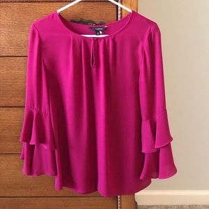 Blouse with Bell Sleeves